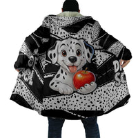 101 Days of School Dalmatian Cloak 100th Days Teacher Girl Boy - Spotted Mono Spiral