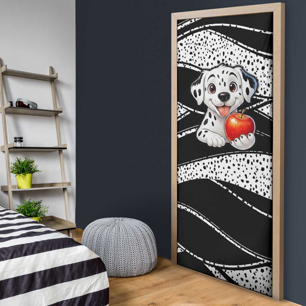 101 Days of School Dalmatian Door Cover 100th Days Teacher Girl Boy - Spotted Mono Spiral