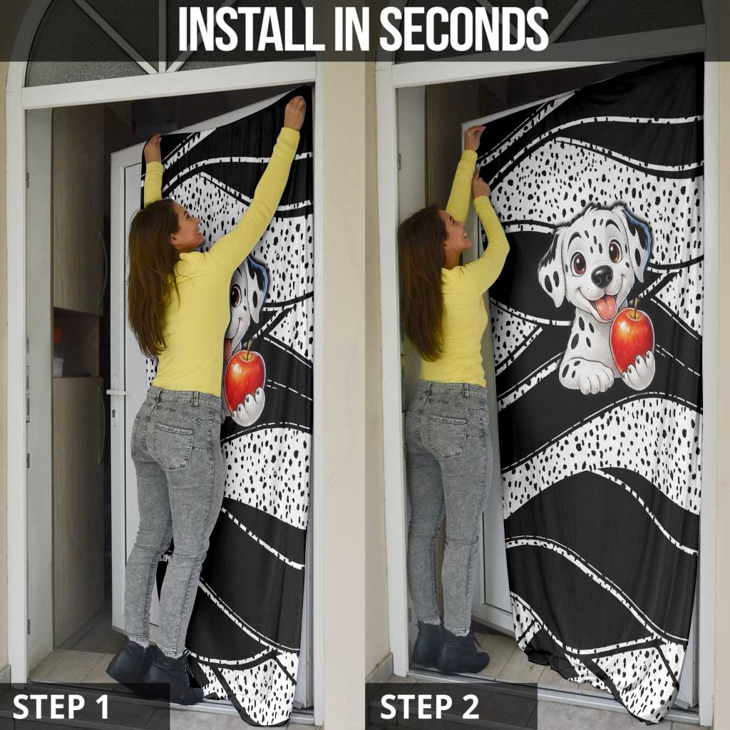 101 Days of School Dalmatian Door Cover 100th Days Teacher Girl Boy - Spotted Mono Spiral