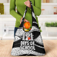 101 Days of School Dalmatian Grocery Bag 100th Days Teacher Girl Boy - Spotted Mono Spiral