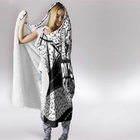 101 Days of School Dalmatian Hooded Blanket 100th Days Teacher Girl Boy - Spotted Mono Spiral
