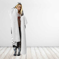 101 Days of School Dalmatian Hooded Blanket 100th Days Teacher Girl Boy - Spotted Mono Spiral