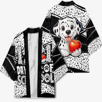 101 Days of School Dalmatian Kimono 100th Days Teacher Girl Boy - Spotted Mono Spiral