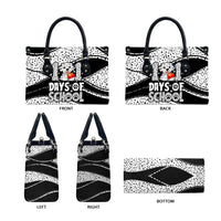 101 Days of School Dalmatian Leather Bag 100th Days Teacher Girl Boy - Spotted Mono Spiral