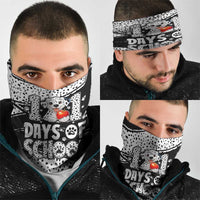 101 Days of School Dalmatian Neck Gaiter 100th Days Teacher Girl Boy - Spotted Mono Spiral