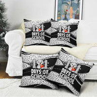 101 Days of School Dalmatian Pillow Cover 100th Days Teacher Girl Boy - Spotted Mono Spiral