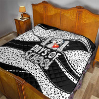 101 Days of School Dalmatian Quilt 100th Days Teacher Girl Boy - Spotted Mono Spiral