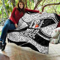 101 Days of School Dalmatian Quilt 100th Days Teacher Girl Boy - Spotted Mono Spiral