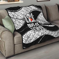 101 Days of School Dalmatian Quilt 100th Days Teacher Girl Boy - Spotted Mono Spiral