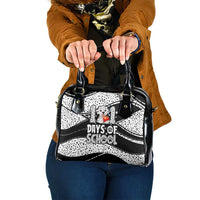 101 Days of School Dalmatian Shoulder Handbag 100th Days Teacher Girl Boy - Spotted Mono Spiral