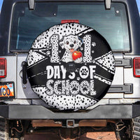 101 Days of School Dalmatian Spare Tire Cover 100th Days Teacher Girl Boy - Spotted Mono Spiral