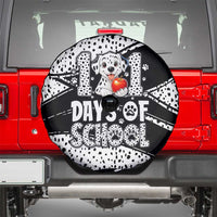 101 Days of School Dalmatian Spare Tire Cover 100th Days Teacher Girl Boy - Spotted Mono Spiral