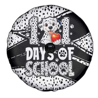 101 Days of School Dalmatian Spare Tire Cover 100th Days Teacher Girl Boy - Spotted Mono Spiral