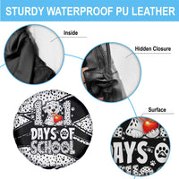 101 Days of School Dalmatian Spare Tire Cover 100th Days Teacher Girl Boy - Spotted Mono Spiral