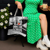 101 Days of School Dalmatian Tote Bag 100th Days Teacher Girl Boy - Spotted Mono Spiral