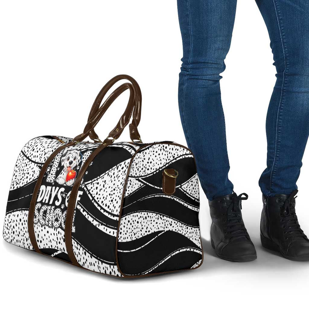 101 Days of School Dalmatian Travel Bag 100th Days Teacher Girl Boy - Spotted Mono Spiral