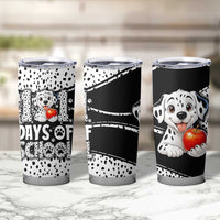 101 Days of School Dalmatian Tumbler Cup 100th Days Teacher Girl Boy - Spotted Mono Spiral