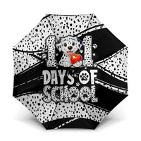 101 Days of School Dalmatian Umbrella 100th Days Teacher Girl Boy - Spotted Mono Spiral