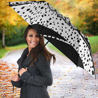 101 Days of School Dalmatian Umbrella 100th Days Teacher Girl Boy - Spotted Mono Spiral