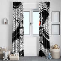 101 Days of School Dalmatian Window Curtain 100th Days Teacher Girl Boy - Spotted Mono Spiral
