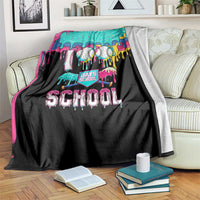 100 Days of School Baseball Blanket with Sweet Melting Drip Pattern