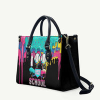 100 Days of School Baseball Leather Bag with Sweet Melting Drip Pattern