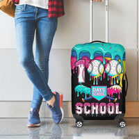 100 Days of School Baseball Luggage Cover with Sweet Melting Drip Pattern