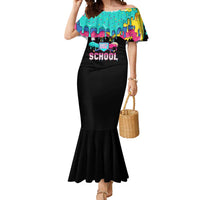100 Days of School Baseball Mermaid Dress with Sweet Melting Drip Pattern