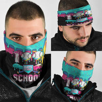 100 Days of School Baseball Neck Gaiter with Sweet Melting Drip Pattern