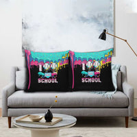 100 Days of School Baseball Pillow Cover with Sweet Melting Drip Pattern