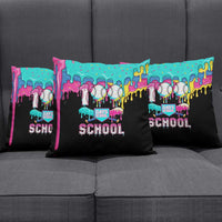 100 Days of School Baseball Pillow Cover with Sweet Melting Drip Pattern