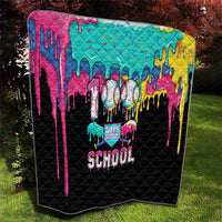 100 Days of School Baseball Quilt with Sweet Melting Drip Pattern