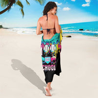 100 Days of School Baseball Sarong with Sweet Melting Drip Pattern