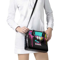 100 Days of School Baseball Shoulder Handbag with Sweet Melting Drip Pattern