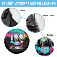 100 Days of School Baseball Spare Tire Cover with Sweet Melting Drip Pattern