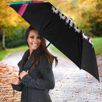 100 Days of School Baseball Umbrella with Sweet Melting Drip Pattern