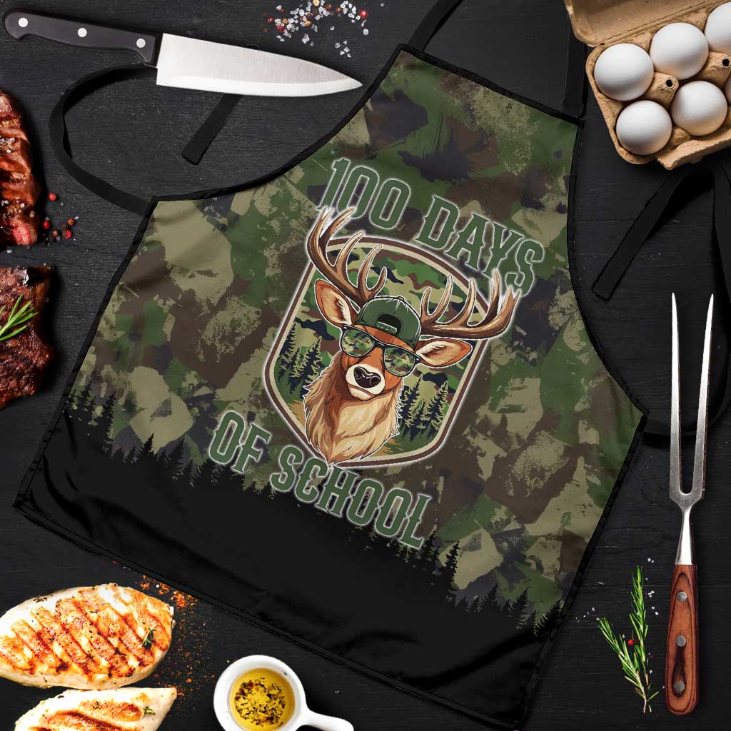 Deer 100 Days of School Apron Camo Deer Adventure Forest