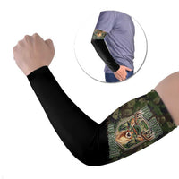 Deer 100 Days of School Arm Sleeves Camo Deer Adventure Forest