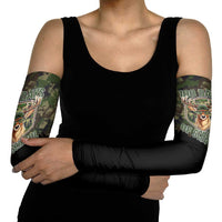 Deer 100 Days of School Arm Sleeves Camo Deer Adventure Forest