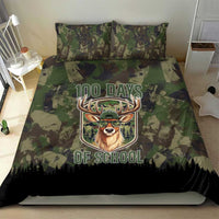 Deer 100 Days of School Bedding Set Camo Deer Adventure Forest