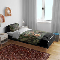 Deer 100 Days of School Bedding Set Camo Deer Adventure Forest