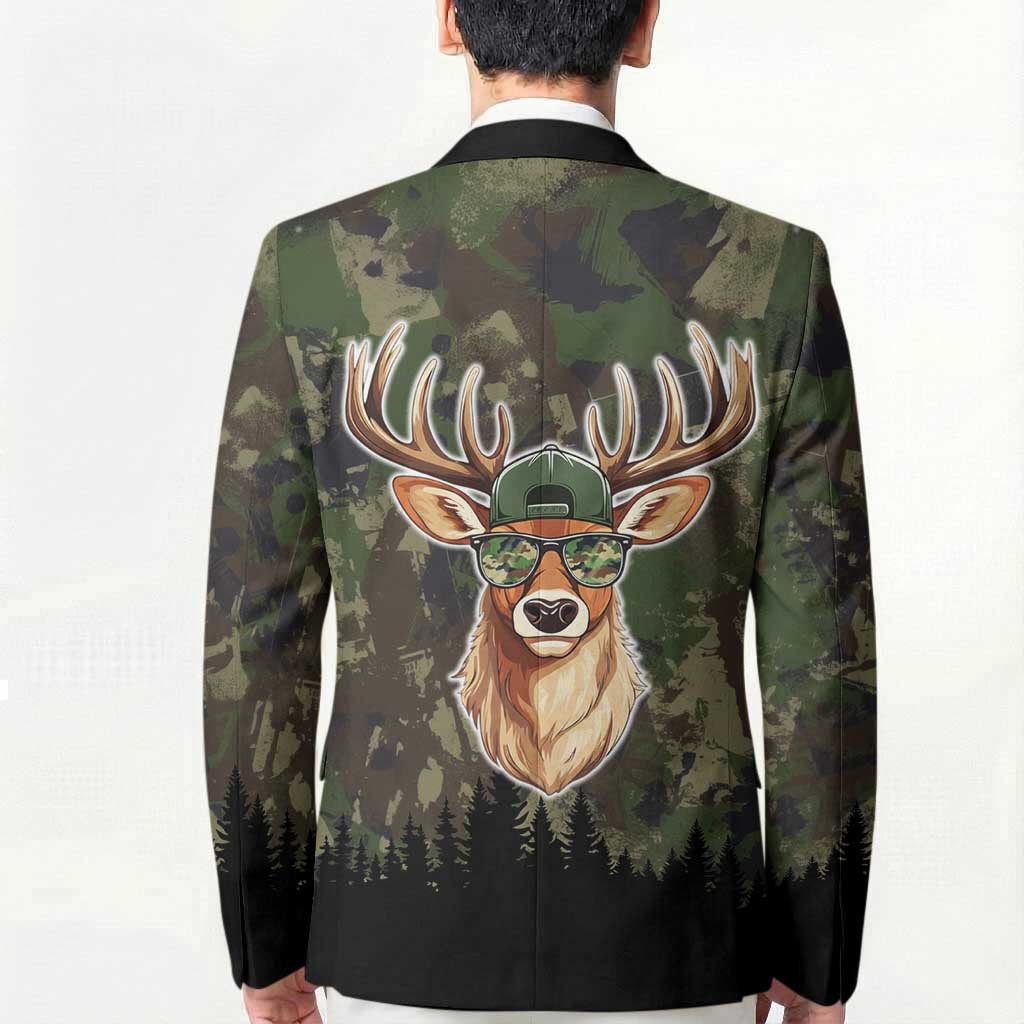 Deer 100 Days of School Blazer Camo Deer Adventure Forest