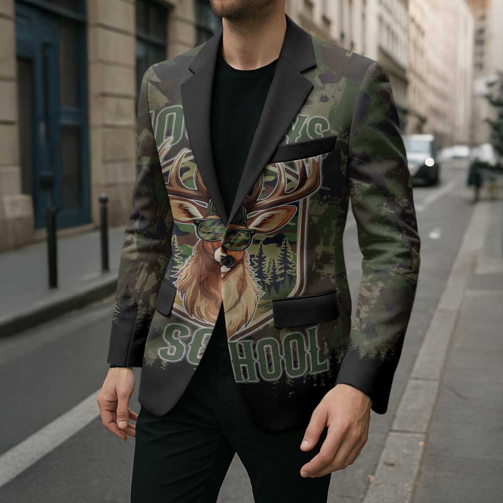 Deer 100 Days of School Blazer Camo Deer Adventure Forest