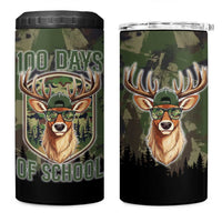 Deer 100 Days of School 4 in 1 Can Cooler Tumbler Camo Deer Adventure Forest