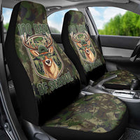 Deer 100 Days of School Car Seat Cover Camo Deer Adventure Forest