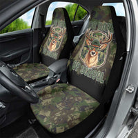 Deer 100 Days of School Car Seat Cover Camo Deer Adventure Forest