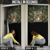 Deer 100 Days of School Door Cover Camo Deer Adventure Forest
