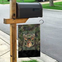 Deer 100 Days of School Garden Flag Camo Deer Adventure Forest