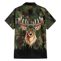 Deer 100 Days of School Hawaiian Shirt Camo Deer Adventure Forest