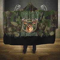 Deer 100 Days of School Hooded Blanket Camo Deer Adventure Forest